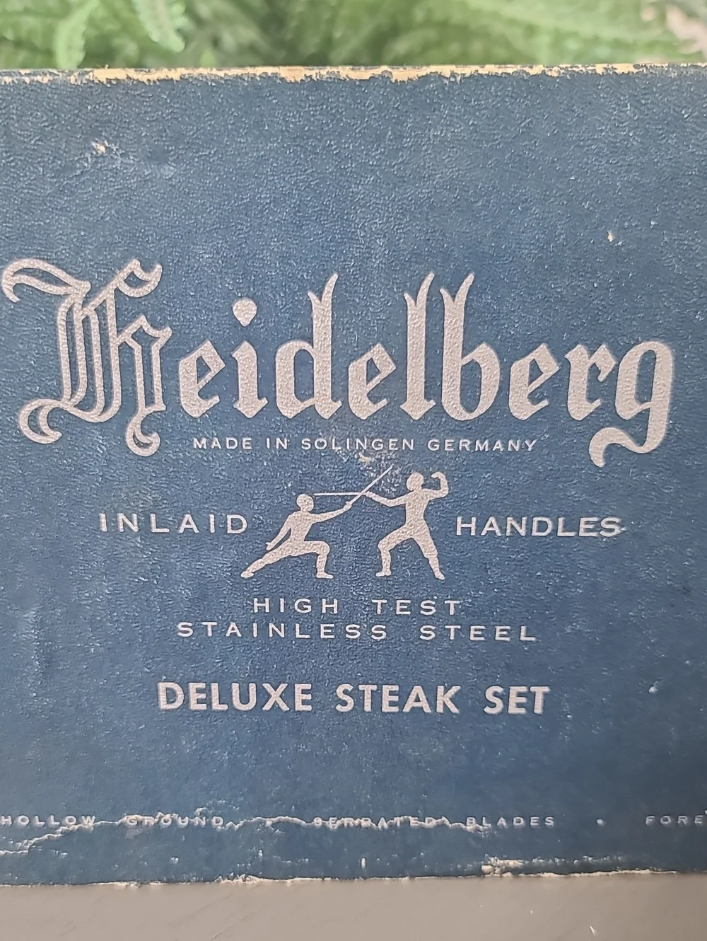 Heidelberg Deluxe Steak Knife Set With Inlaid Handles Set Of 6